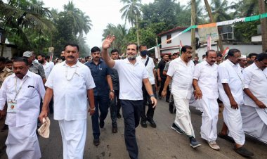 ഭാരത് ജോഡോ യാത്രക്ക് മൈസൂരിൽ വൻ  സ്വീകരണം .