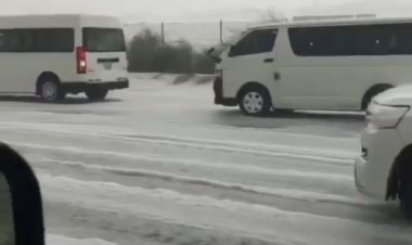 കുവൈത്തിൽ ശക്തമായ മഞ്ഞുവീഴ്ച