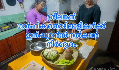 ഇൻഷുറൻസ് ഇല്ലാത്ത ശ്രീലങ്കൻ തൊഴിലാളികൾക്ക് വിസ ലഭിക്കില്ല