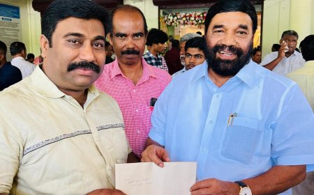 കോട്ടയം ജില്ലാ പ്രവാസി അസോസിയേഷൻ കുവൈറ്റ് വയനാട് ധുരന്തസഹായം കൈമാറി